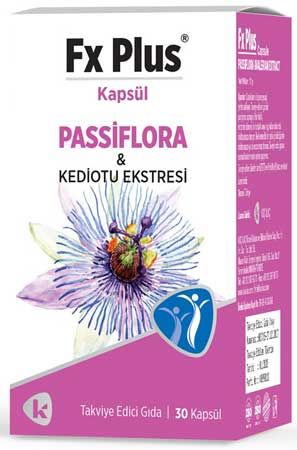 FX Plus Passiflora ve Kedi Otu Kapsül